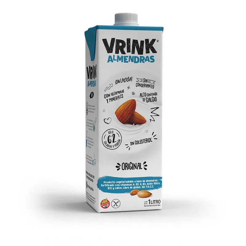 Leche de Almendras Original x 1 lt (Vrink)
