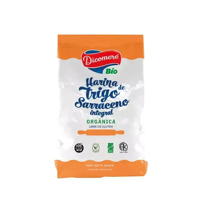 Harina de Trigo Sarraceno Integral Organico x 12 u (Dicomere)