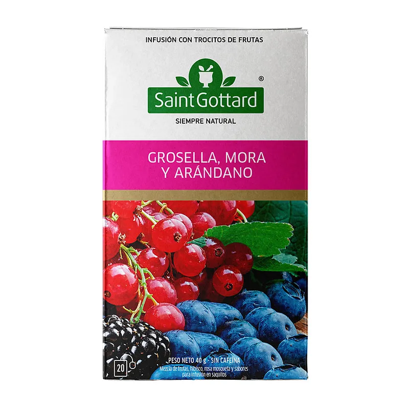 Te Grosella Mora y Arandano x 20 u (Saint Gottard)