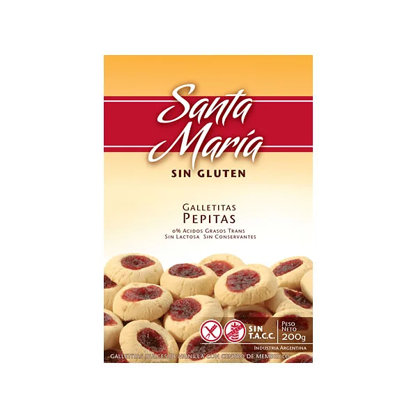 Galletitas Pepas x 200 gr (Santa Maria)