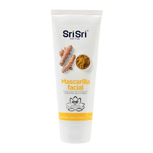 Mascarilla Facial con Curcuma de la India x 100 gr (Sri Sri)
