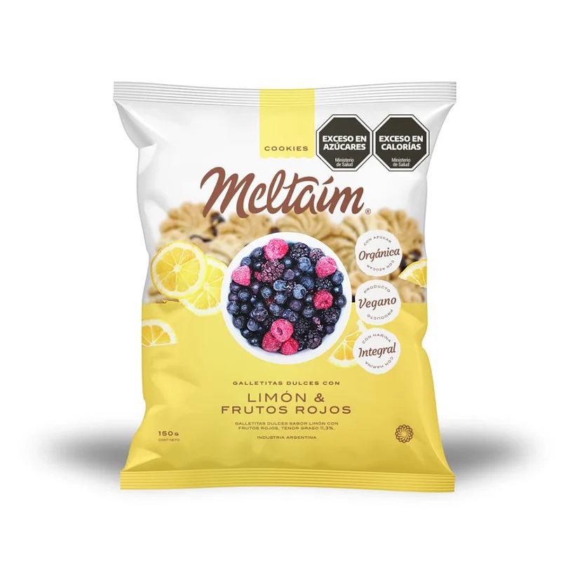 Galletitas Meltaim Sabor Limon Frutos Rojos y Chocolate x 150 gr (Meltaim)