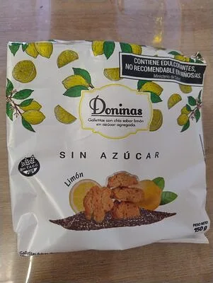 Galletitas Sabor Limon sin Azucar x 150 gr (Doninas)