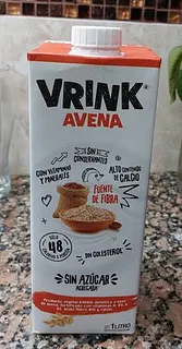 Leche de Avena Sin Azucar x 1 lt (Vrink)