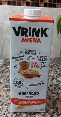 Leche de Avena Sin Azucar x 1 lt (Vrink)