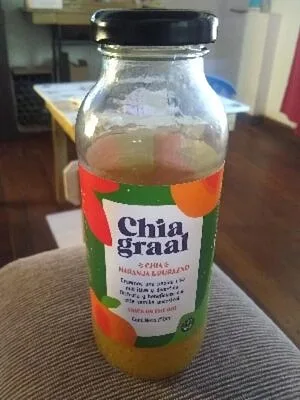 Jugo con Chia Naranja y Durazno x 250 ml (Chia Graal)