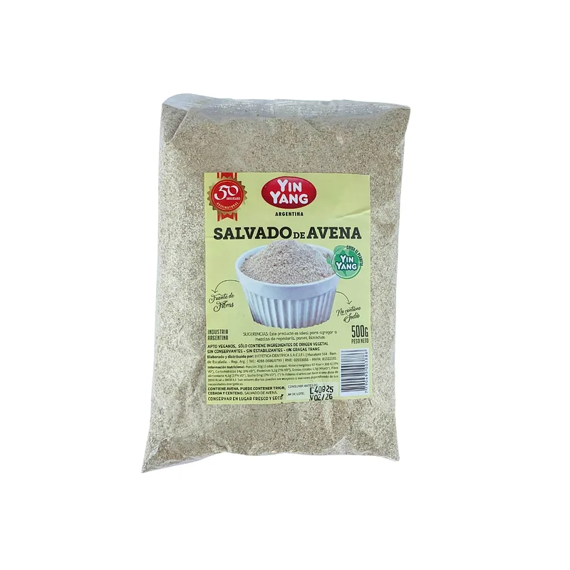 Salvado de Avena x 500 gr (Yin Yang)