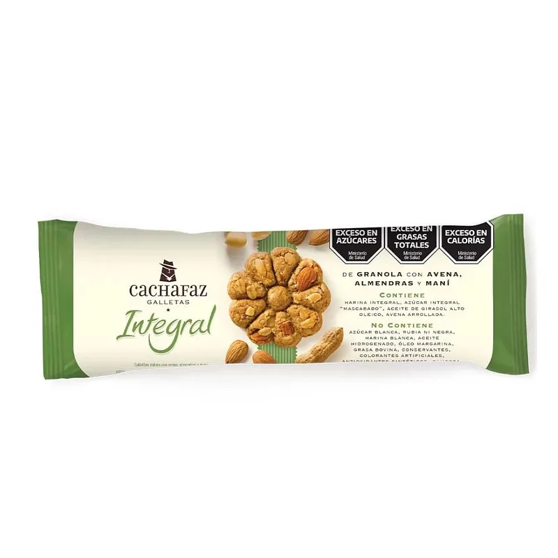 Galletas Integrales Granola con Avena Almendras y Mani Cachafaz (Cachafaz)