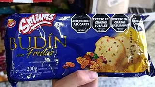 Budin Vainilla con Frutas sin Tacc x 200 gr Kosher (Smams)