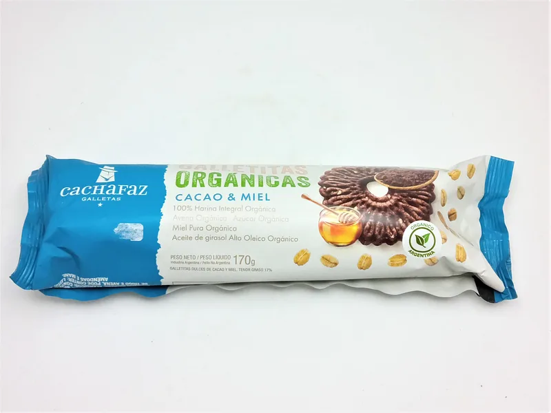 Galletitas Organicas de Cacao y Miel (Cachafaz)