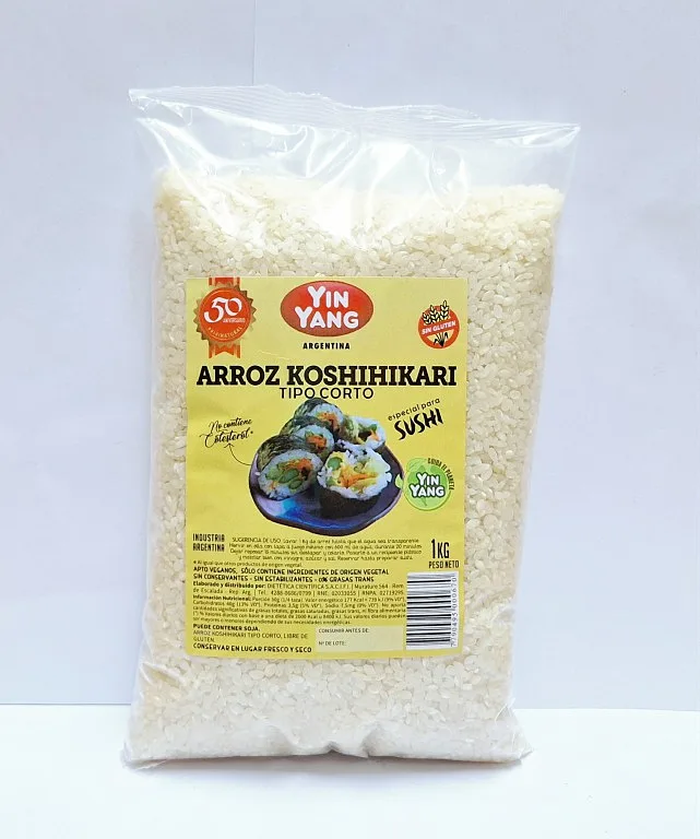 Arroz de Sushi Comun Koshihikari x 1 kg x 10 u (Yin Yang)