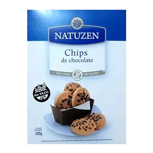 Galletitas Pepitos con Chips de Chocolate Sin TACC (Natuzen)