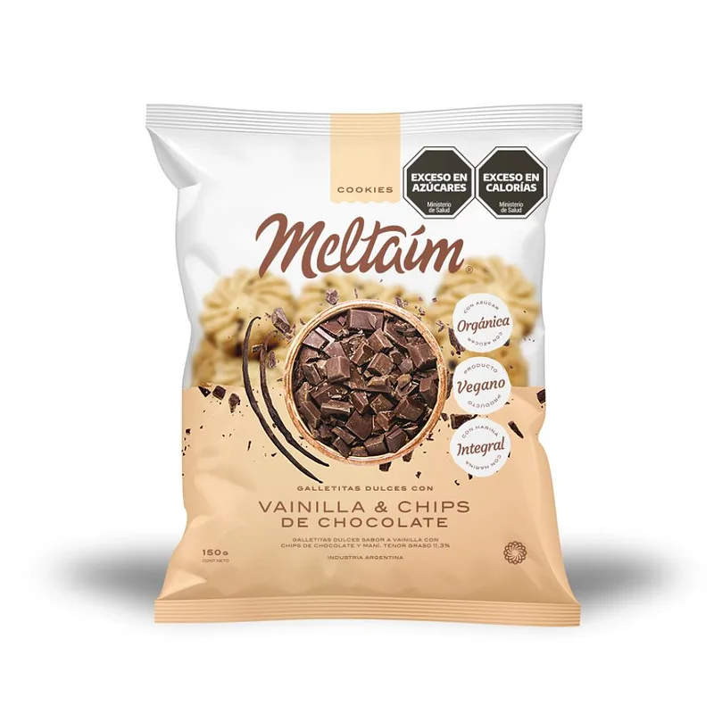Galletitas de Vainilla con Chips de Chocolate (Meltaim)