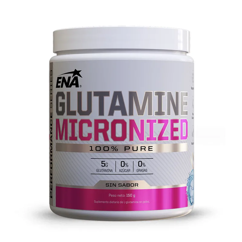 Glutamina Micronizada sin Sabor x 150 gr (ENA)