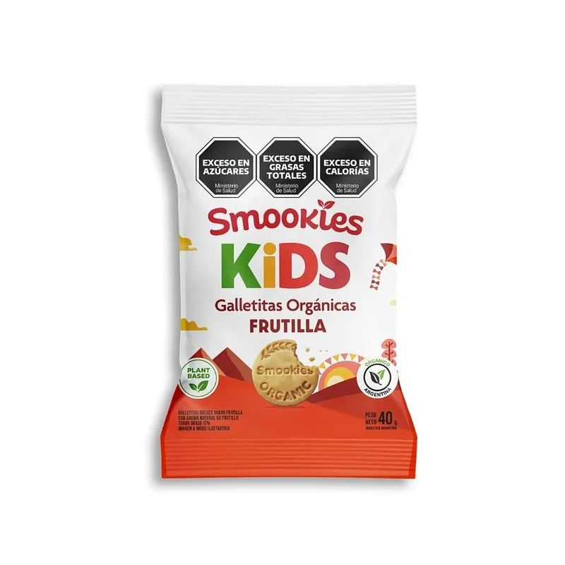 Smookies Kids Sabor Frutilla x 40 Grs