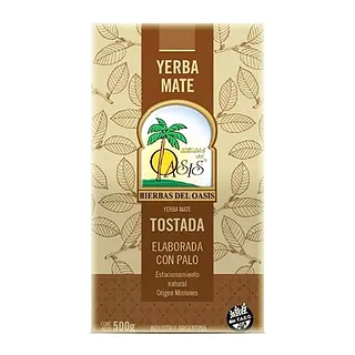 Yerba Mate Tostada x 500 gr (Oasis)