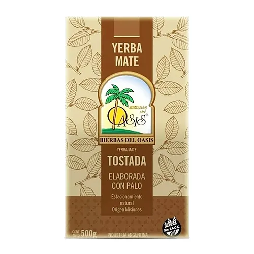 Yerba Mate Tostada x 500 gr (Oasis)