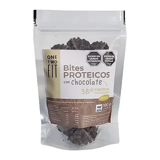 Bites Proteicos con Chocolate x 100 gr (One Two Fit)