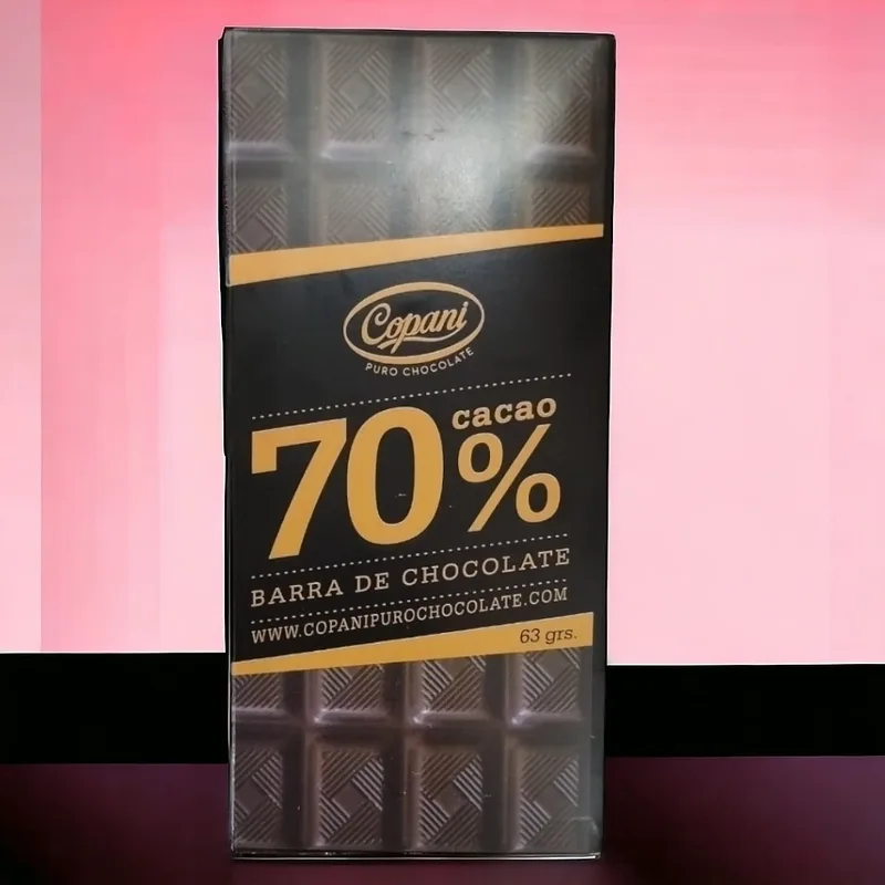 Chocolate Tableta 70% Cacao x 63 gr x 12 u (COPANI)