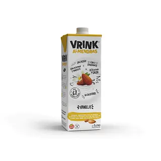Leche de Almendras Vainilla x 1 lt x 12 u (Vrink)