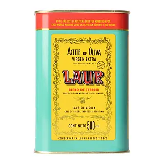 Aceite de Oliva Blend de Terroir en Lata x 500 ml (Laur)