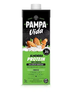 Leche de Almendras Protein x 1 lt x 8 u (Pampa Vida)