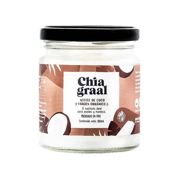 Aceite de Coco Virgen x 180 ml (Chia Graal)