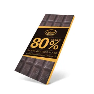 Chocolate Tableta 80% Cacao con Almendras x 63 gr x 12 u (COPANI)