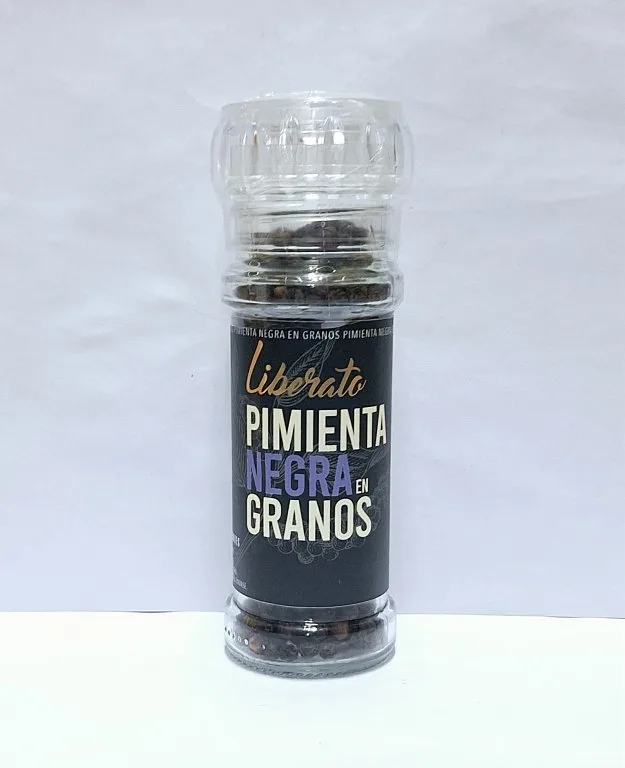 Molinillo Pimienta Negra en Granos x 55 gr (Liberato)