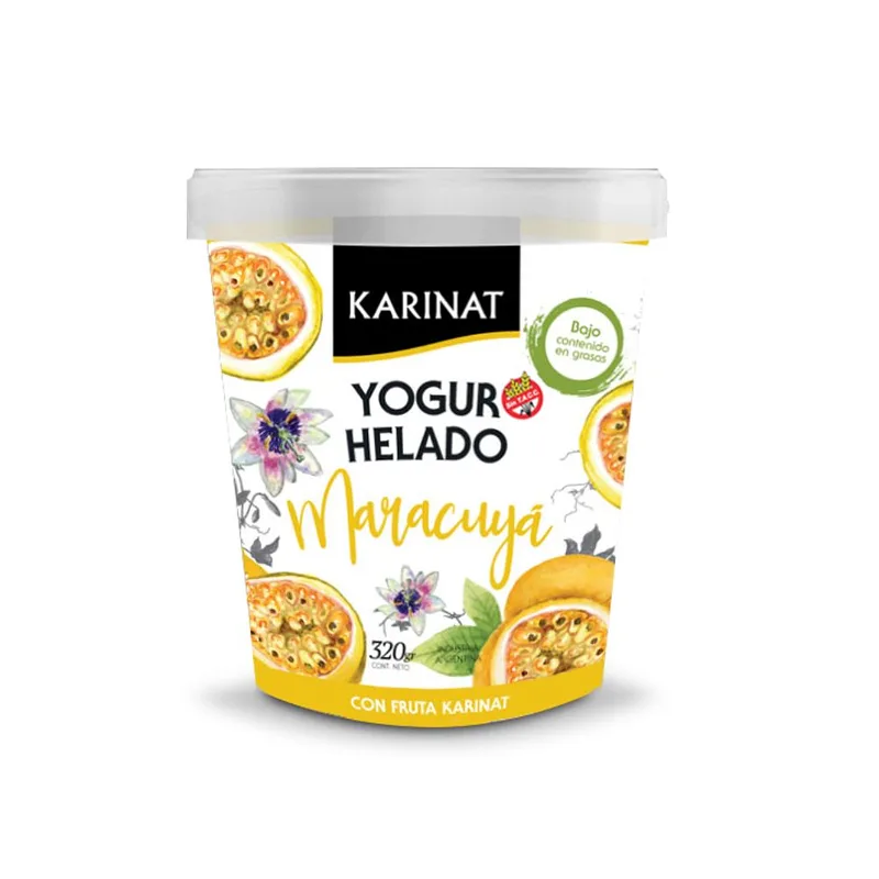 Yogurt Helado de Maracuya x 320 gr (Karinat)