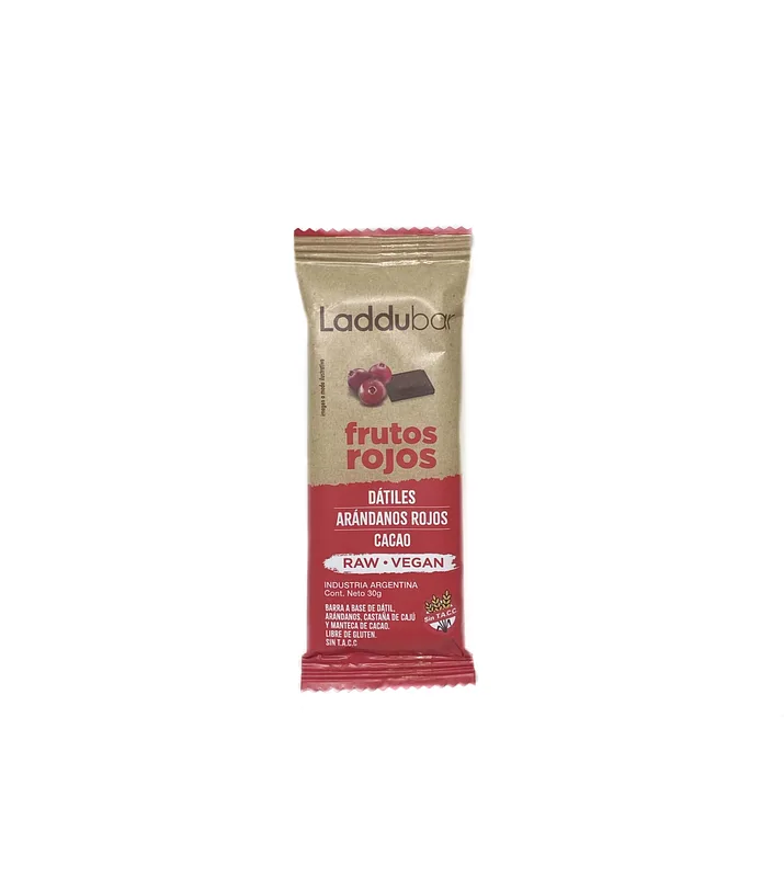 Barrita Vegana de Frutos Rojos (Laddu)