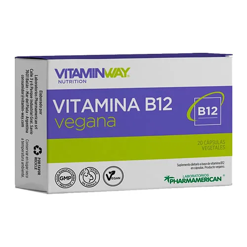 Vitamina B12 Vegana x 20 cap (Vitaminway)