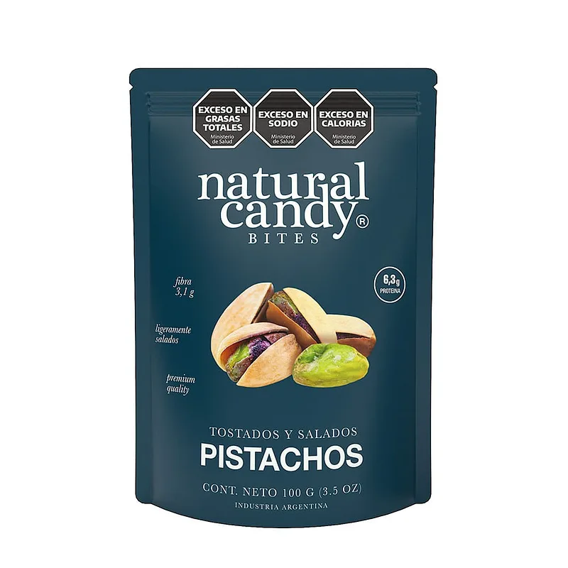 Pistachos Tostados y Salados Natural Candy x 100 gr (Natural Candy)