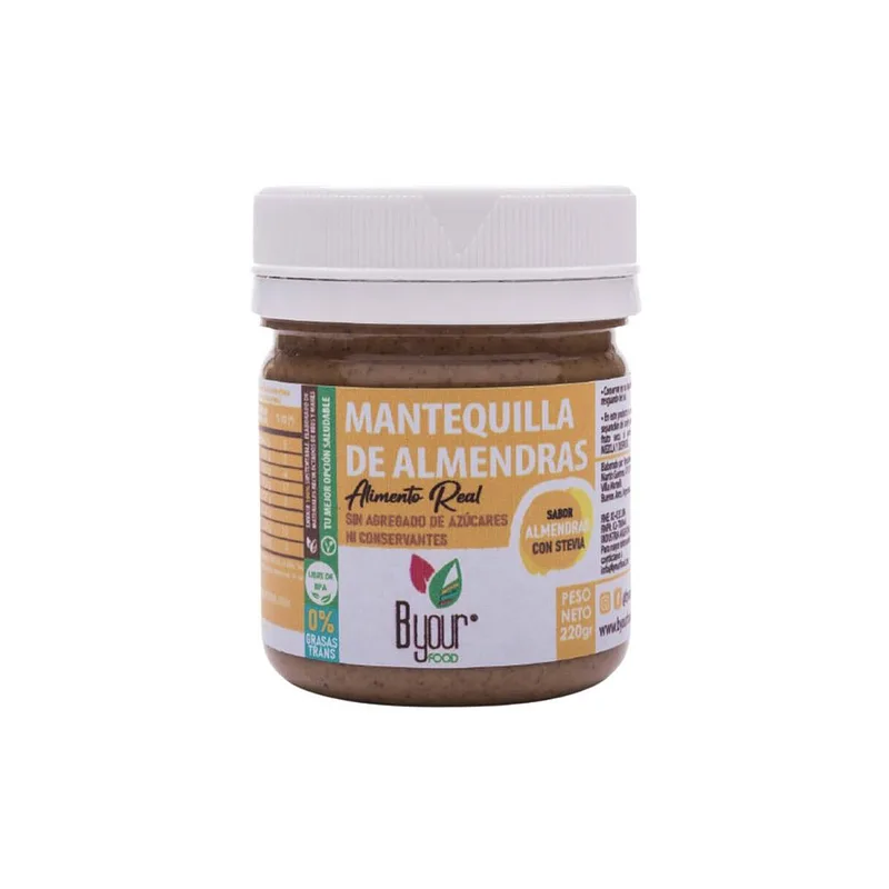 Mantequilla de Almendras x 220 gr (Byour Food)