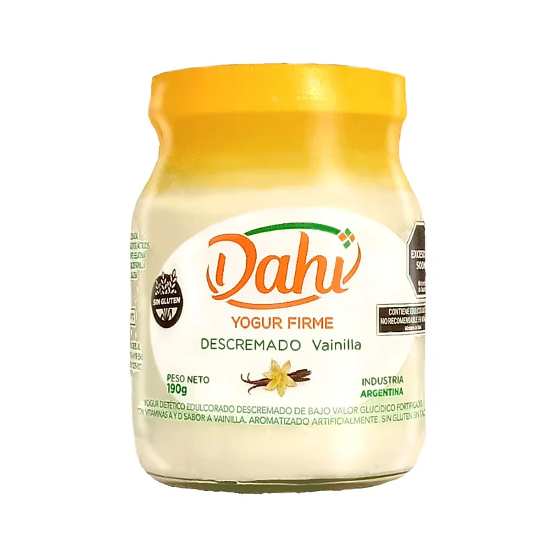 Yogur Firme Entero de Vainilla x 190 gr (Dahi)