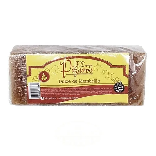 Dulce de Membrillo Sin TACC x 454 gr (Pizarro)