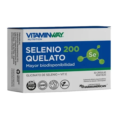 Selenio Quelato VW 200 x 30 cap (Vitaminway)