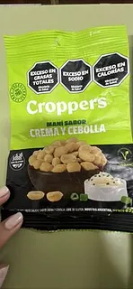 Mani Sabor Crema y Cebolla x 85 gr (Croppers)