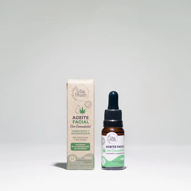 Aceite Facial Cbd y Rosa Mosqueta Organico x 15 ml (Sentida Botanica)