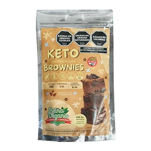 Premezcla Keto para Brownies x 200 gr (Reina Food)