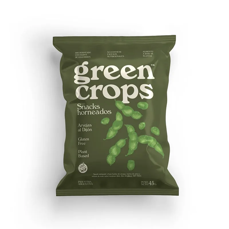 Snacks Horneados Arvejas al Dijon x 45 gr (Green Crops)