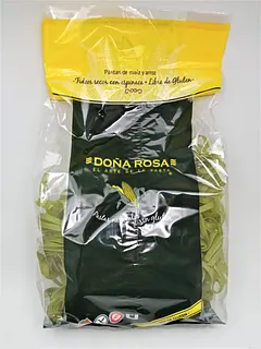 Fideos Secos con Espinaca x 400 gr (Dona Rosa)