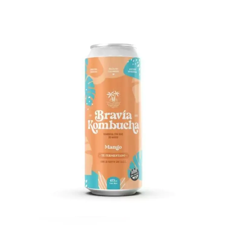 Kombucha Sabor Mango x 473 ml (Bravia)