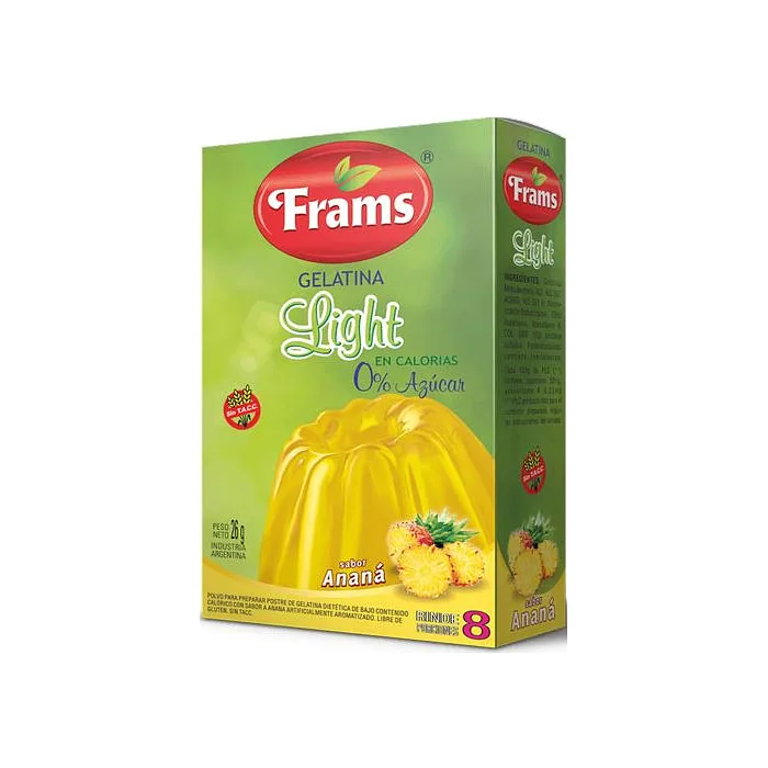Gelatina Light Anana x 26 gr (Frams)