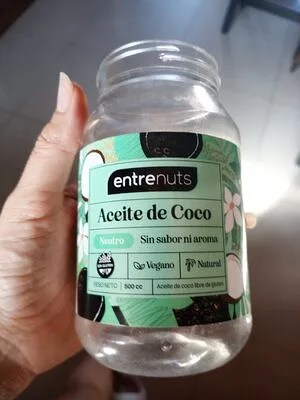 Aceite de Coco Neutro x 500 ml (Entrenuts)