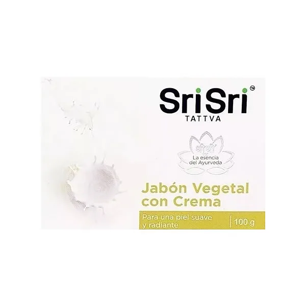 Jabon Vegetal con Crema de Leche x 100 gr (Sri Sri)