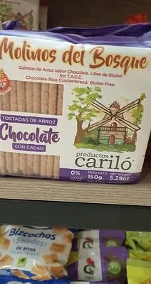 Tostadas De Arroz Chocolate Molinos Del Bosque x 150Grs
