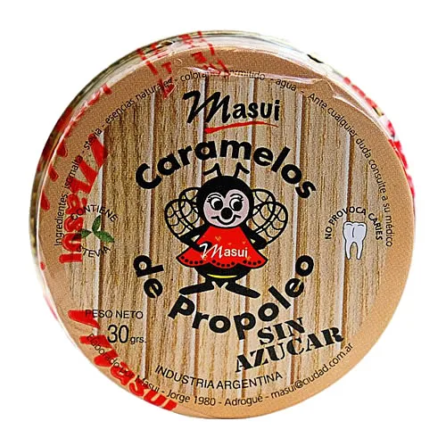 Caramelos de Propoleo x 30 gr x 5 u (Masui)