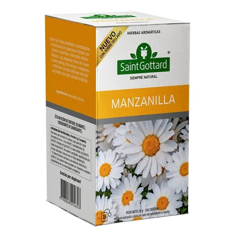 Te Manzanilla x 20 u (Saint Gottard)