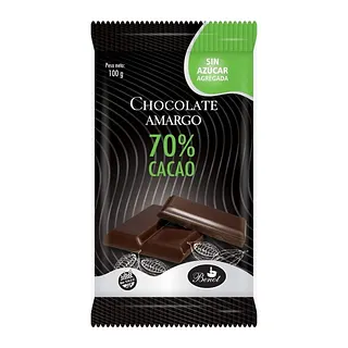 Chocolate Amargo 70% Cacao x 100 gr (Benot)